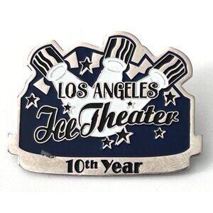 Los Angeles Ice Theater 10th Year Commemorative Enamel Pin California
